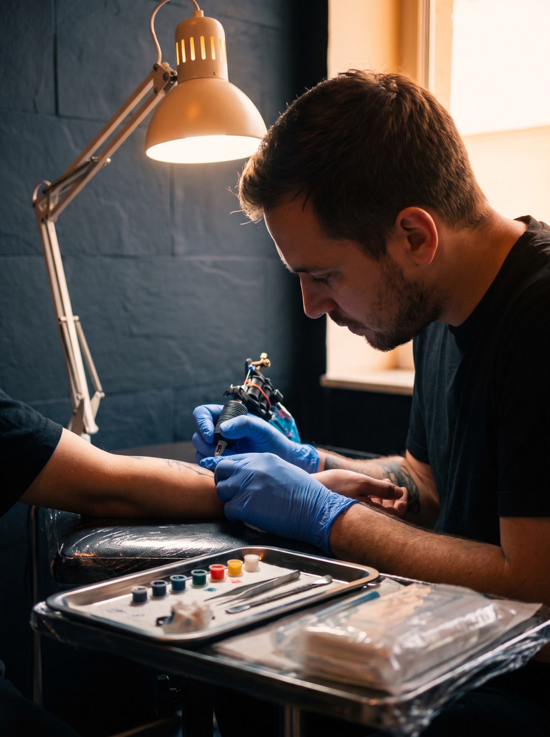 Tattoo work at Drop Of Ink Tattoo Studio